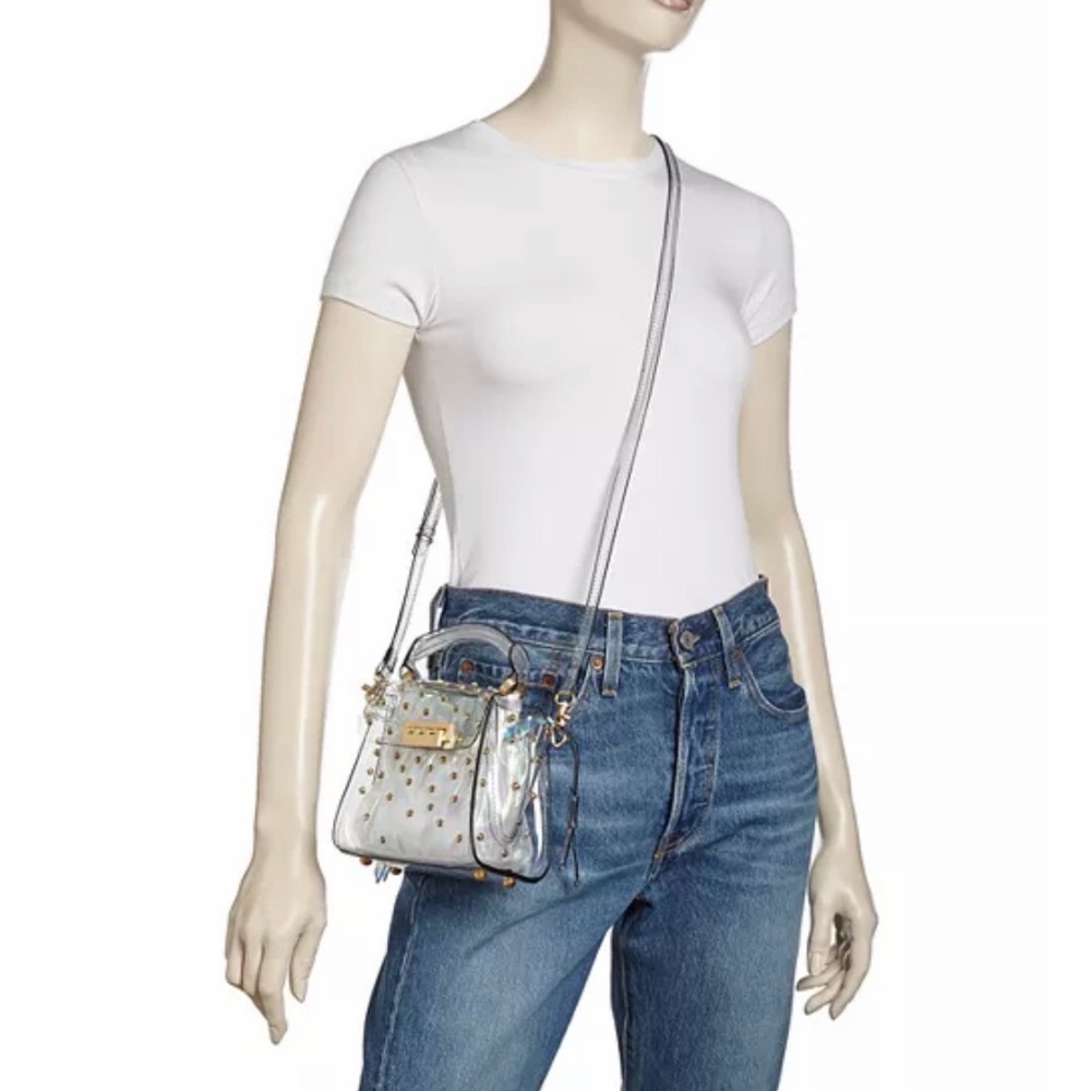 Clear Zac Posen Studded Handbag